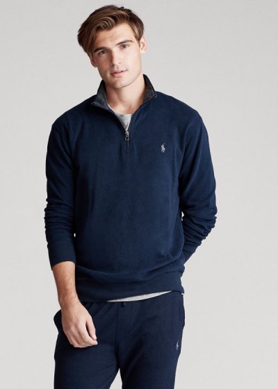 Pulôver Polo Ralph Lauren Jersey Half-Zip Homem 58064-WLBU